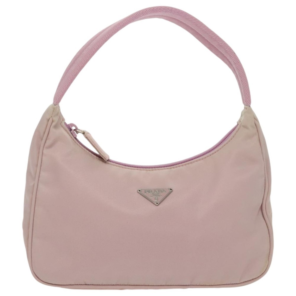 PRADA Accessory Pouch Nylon Pink Silver Auth 97445 - Picture 13 of 16